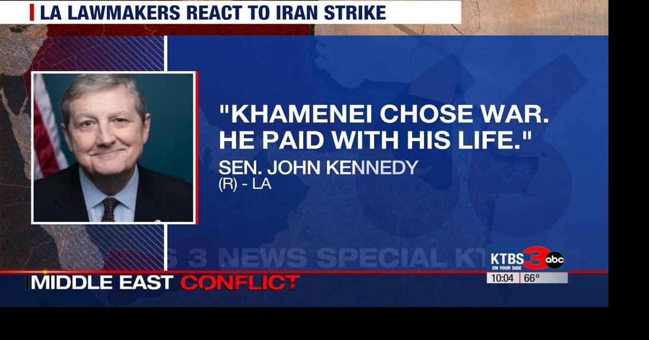 Louisiana lawmakers react to U.S.–Israel strike on Iran