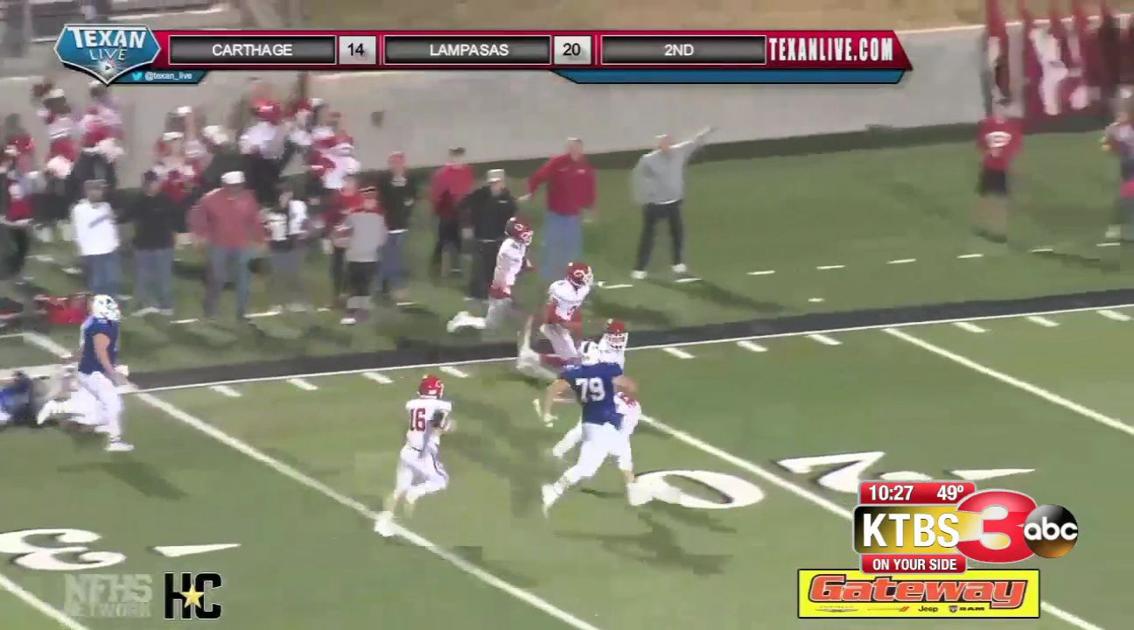 Lampasas Vs Carthage Friday Football Fever Highlights Ktbs Com