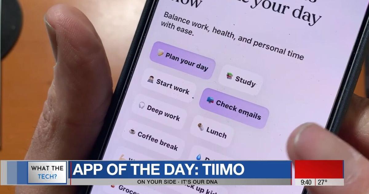 Tiimo App Example What the Tech: App of the day - Tiimo | News | ktbs.com