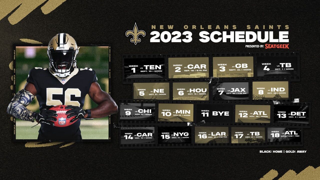 what channel does the new orleans saints play on tonight
