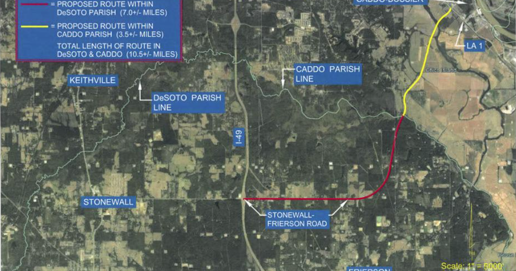 Caddo, DeSoto I-69 frontage road project gets federal funding | News | ktbs.com