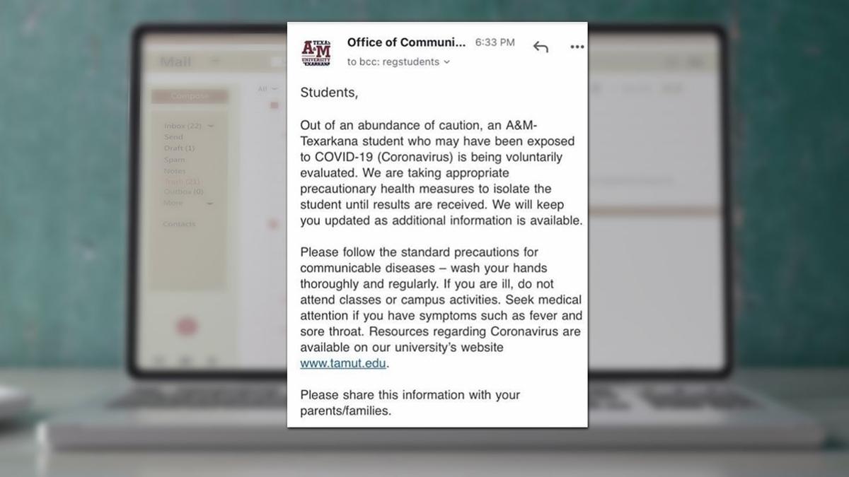 Test results come back negative for Texas A&M-Texarkana ...