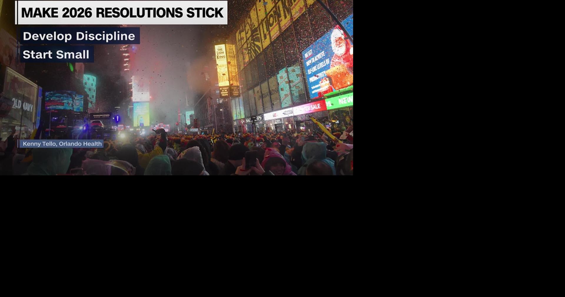 HEALTH MINUTE: HOW TO MAKE 2026 RESOLUTIONS STICK