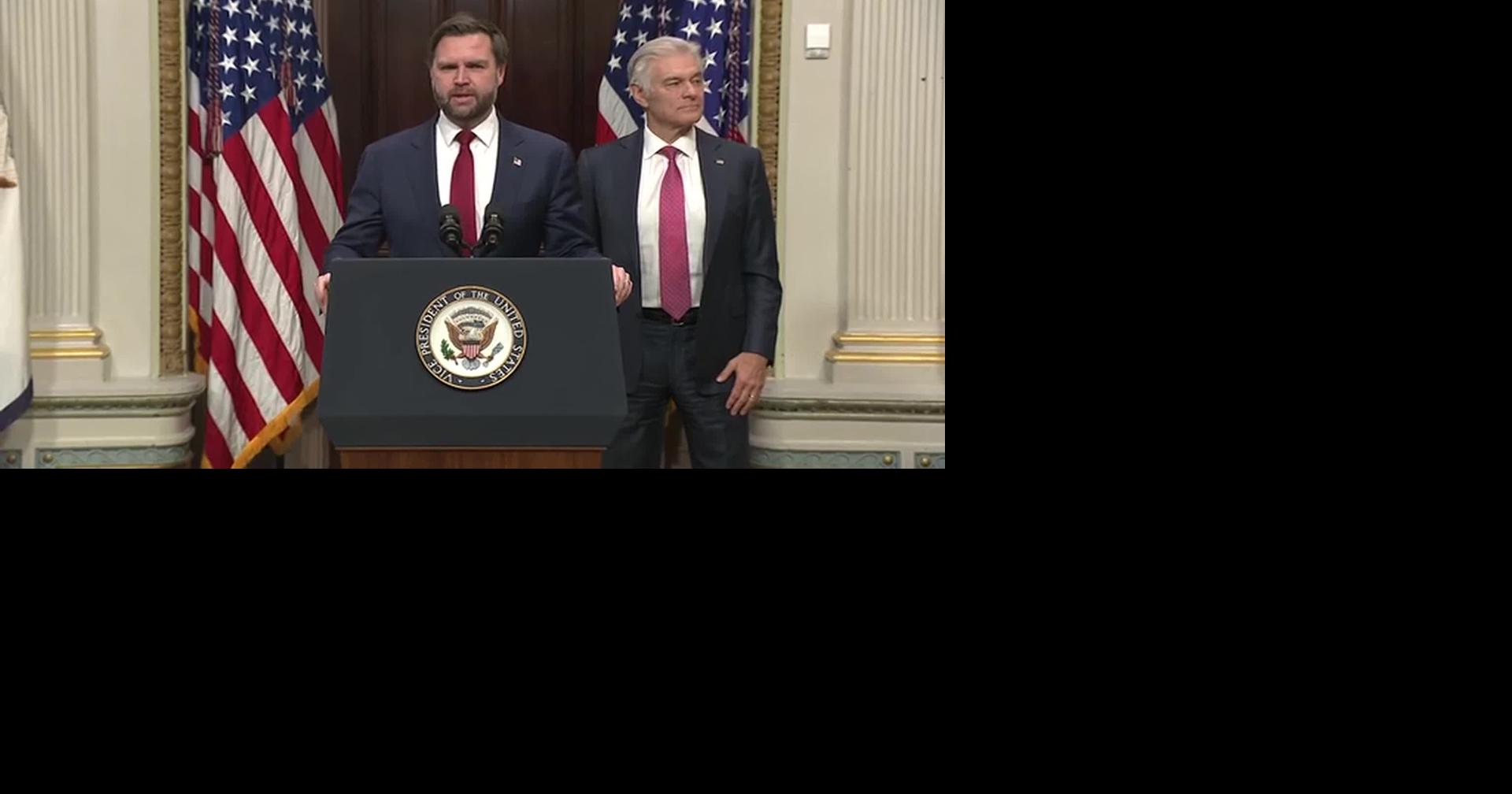 RAW: DC: VANCE, OZ HOLD PRESSER ON FRAUD