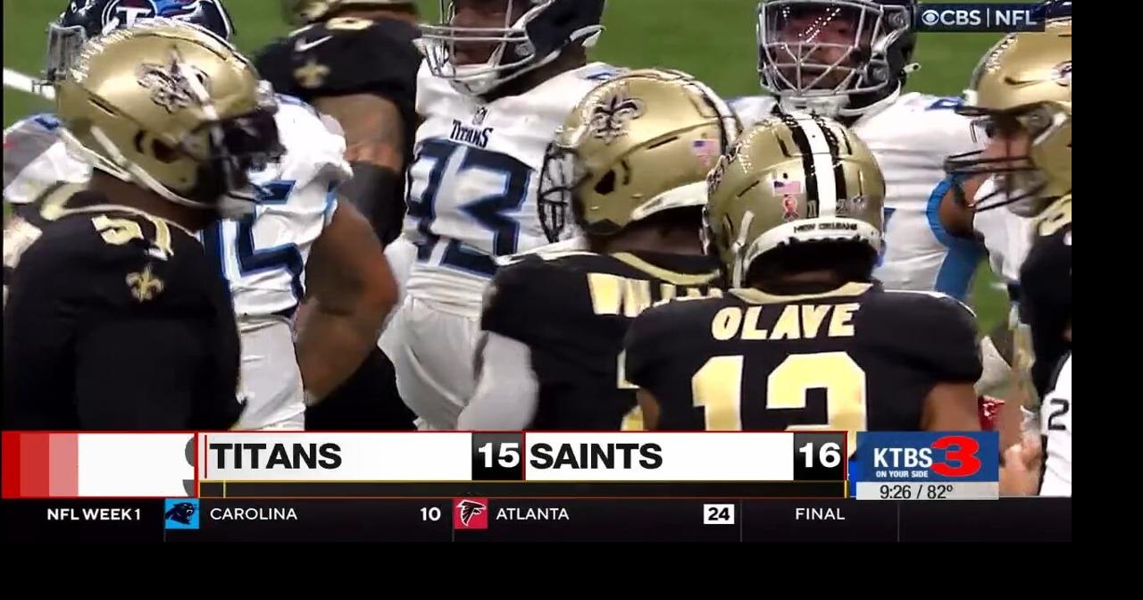 Derek Carr's New Orleans debut is a success as the Saints edge the Titans  16-15
