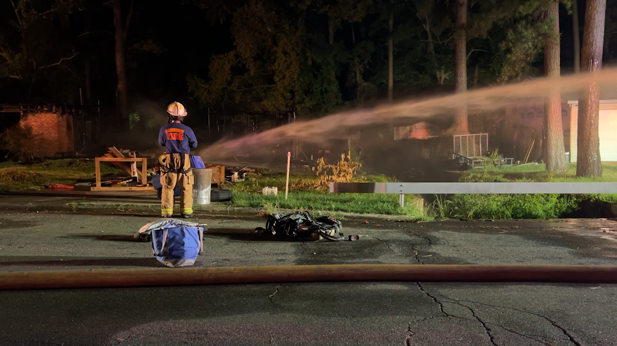 Vacant Home In Shreveport Destroyed By Fire | News | Ktbs.com