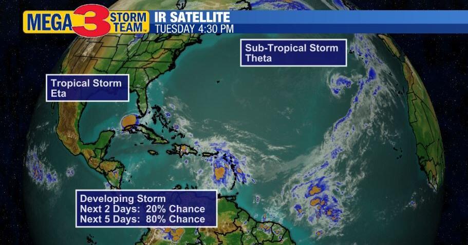 Busy tropics as hurricane season nears the end | Hurricane Tracker ...