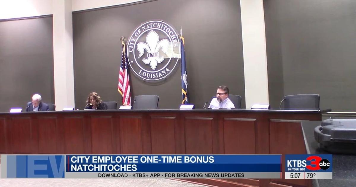 Ktbs.com Natchitoches city employees to receive one-time salary supplement ...