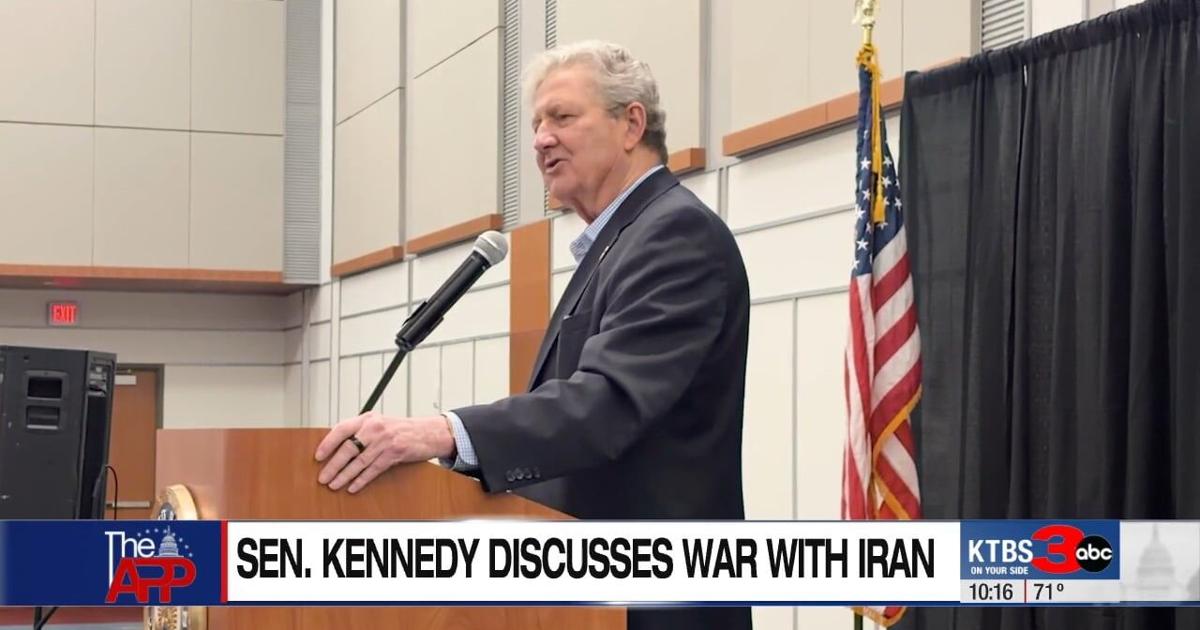 Ktbs.com Sen. John Kennedy discusses inflation, Iran war and possible 2028 ...