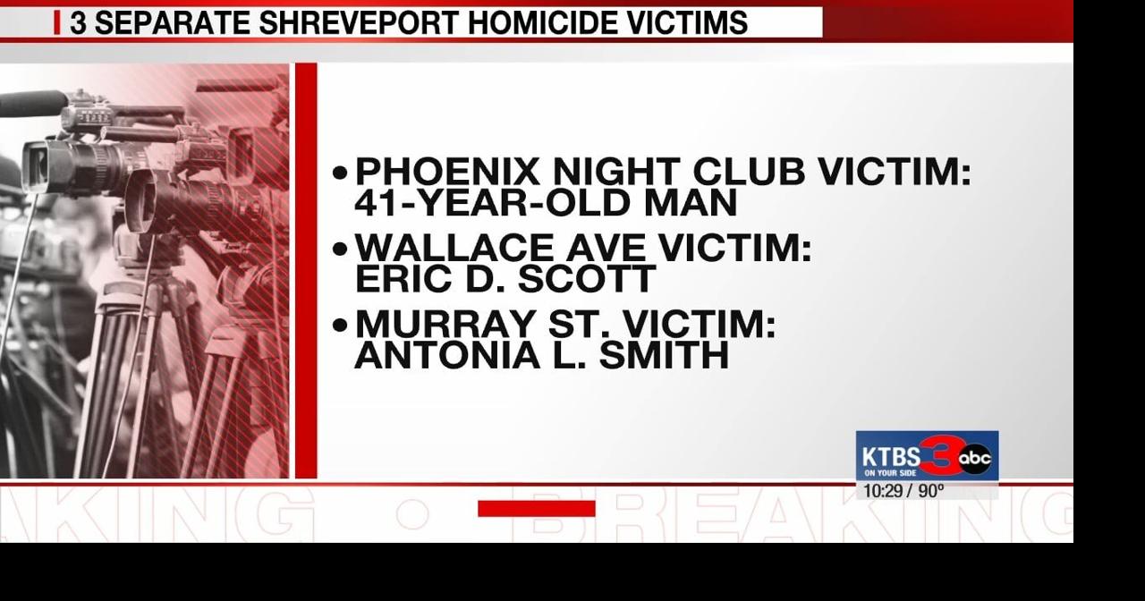 3 dead in separate shootings, 2 named | News | ktbs.com