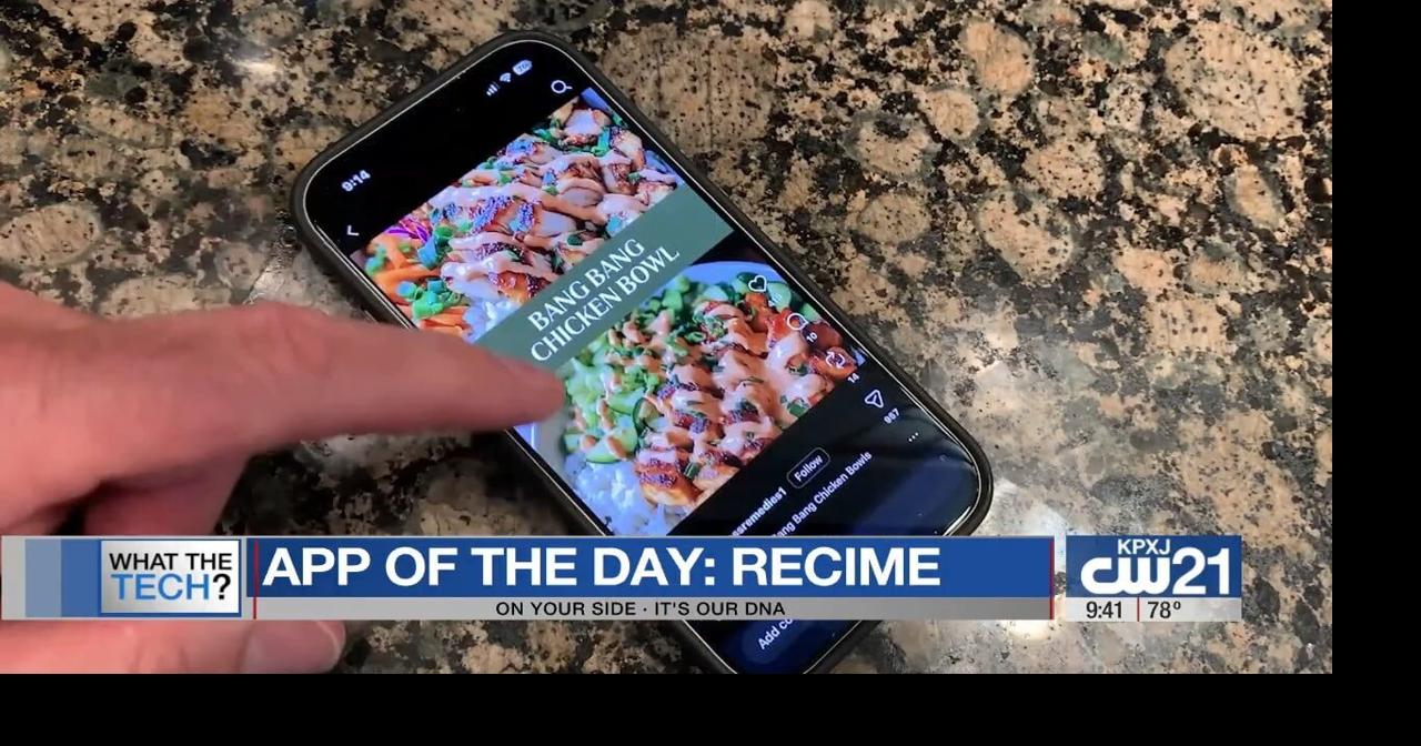 What the Tech: App of the day - Recime | News | ktbs.com