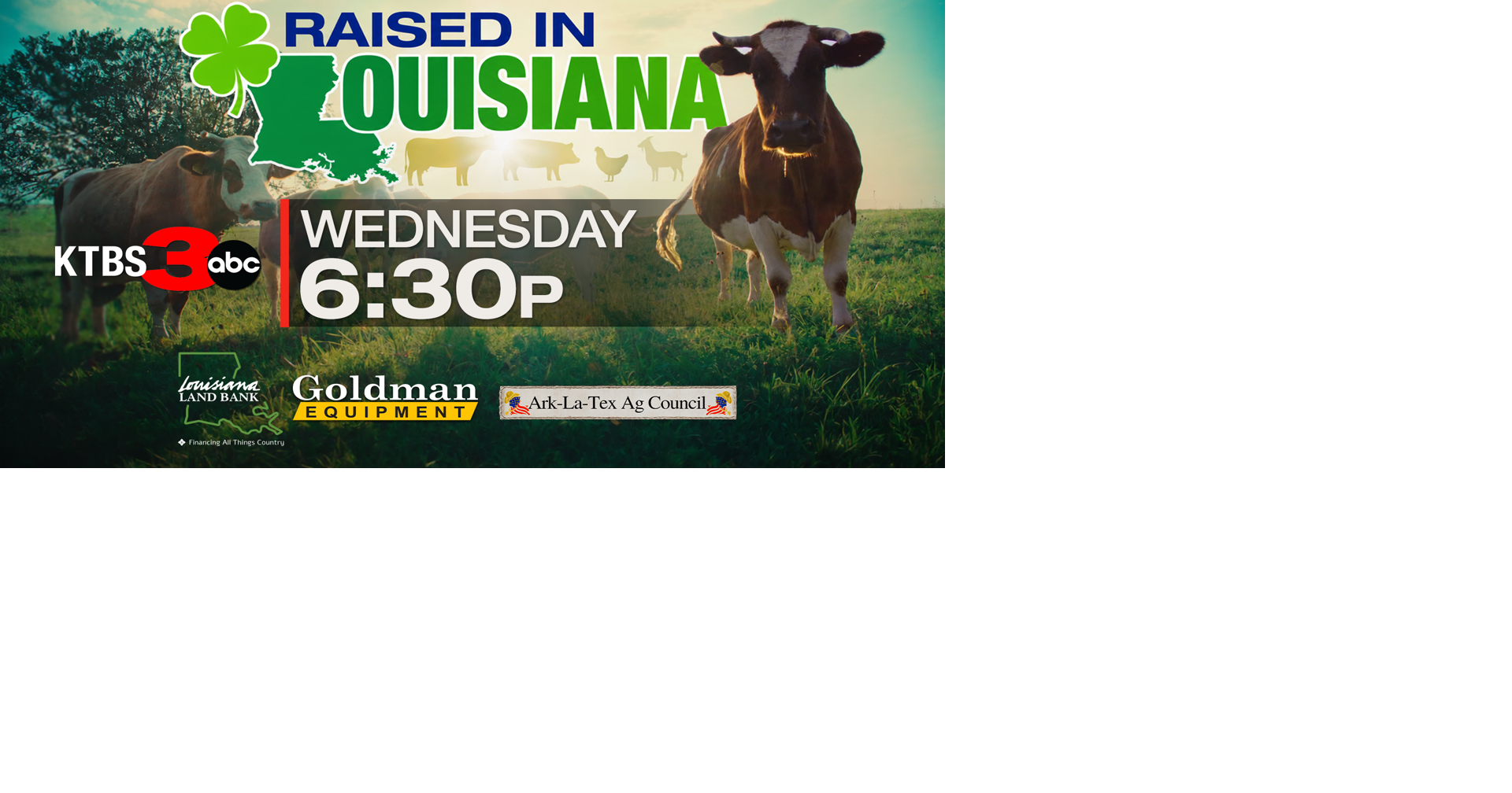 6:30 p.m. - 'Raised in Louisiana': KTBS 3 special shines the spotlight ...