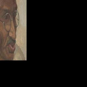Rare Gandhi oil portrait goes up for auction