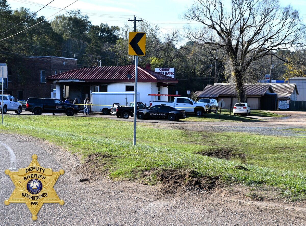 Robeline's Sabine State Bank Destroyed By Fire Following Car Crash ...