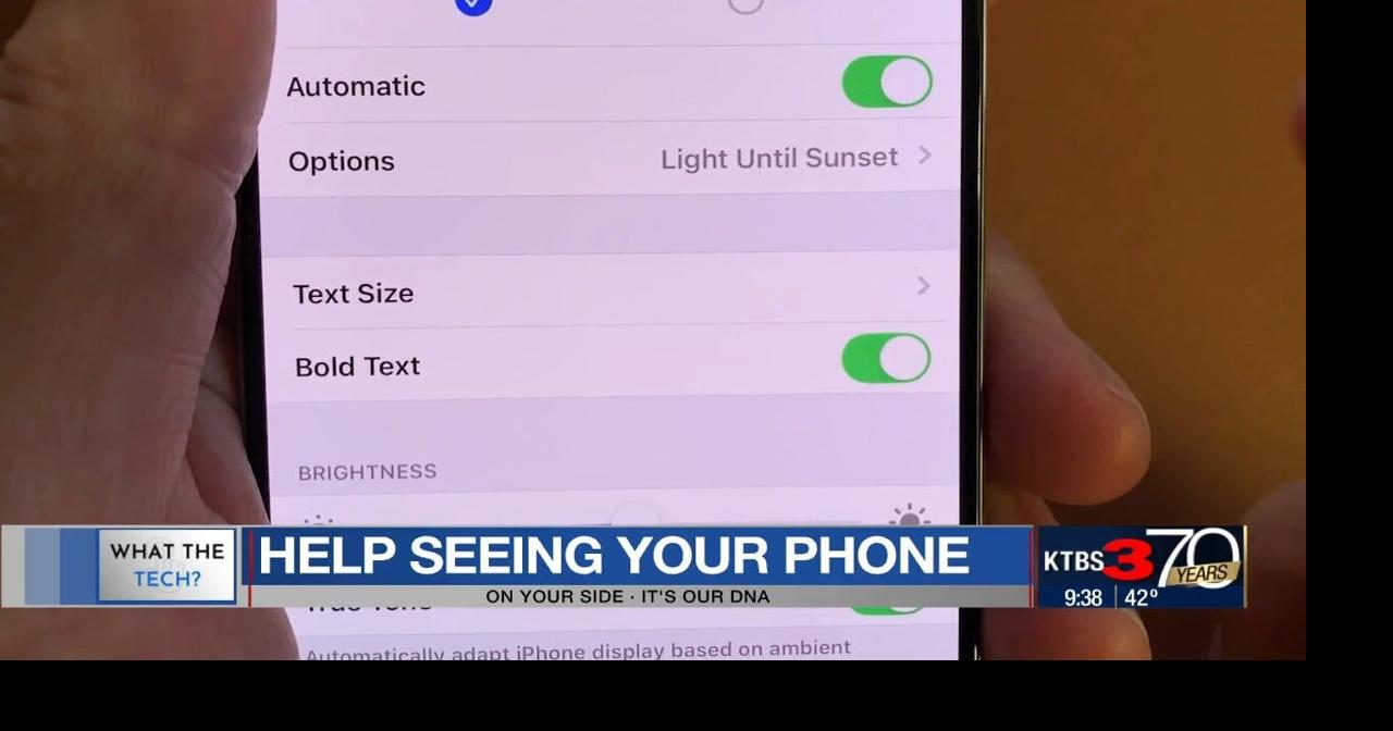 What the Tech: How to see your smartphone better | Community | ktbs.com