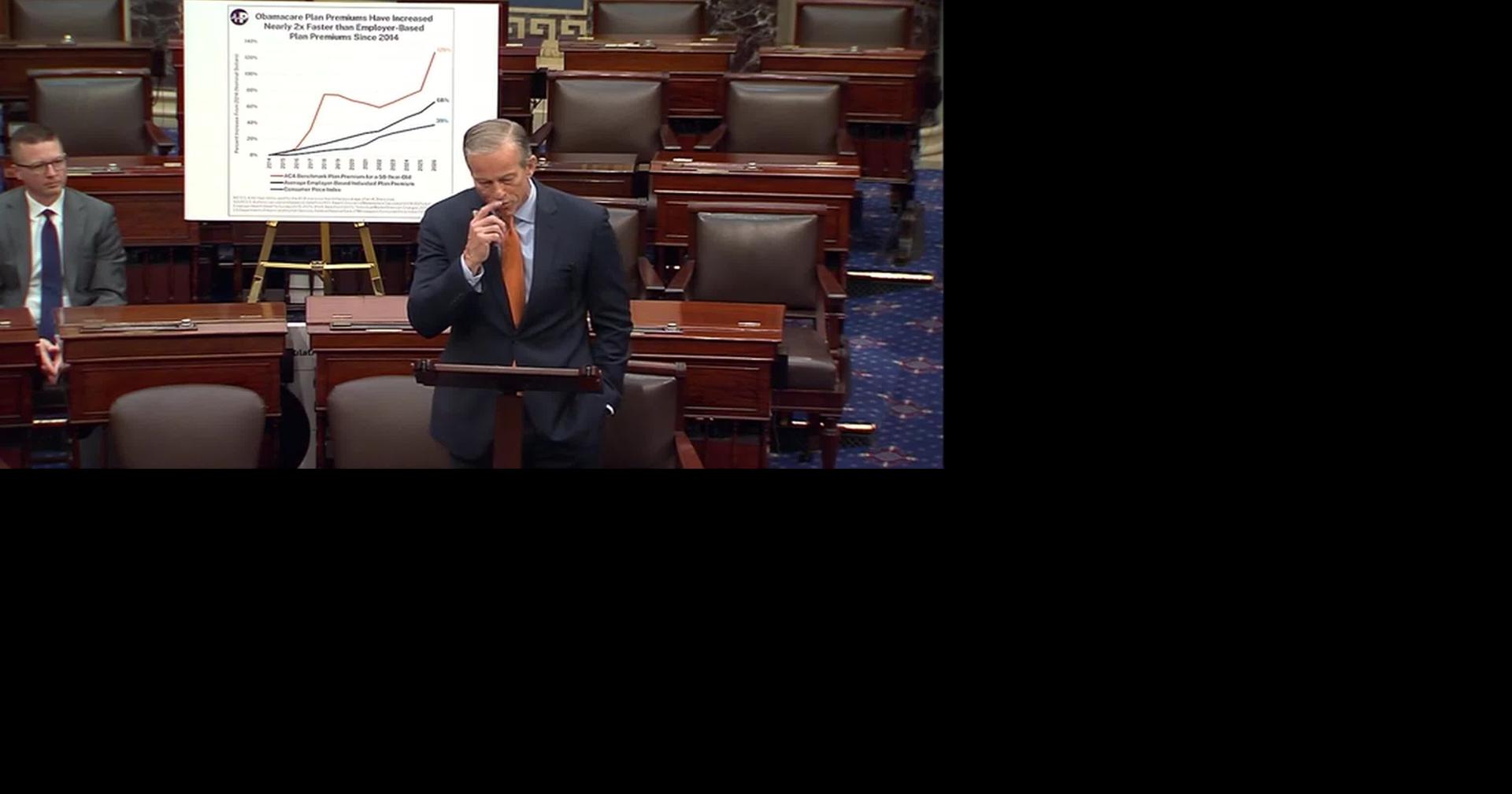 HEALTH CARE COSTS IN LIMBO AMID HILL FIGHT (330pE)