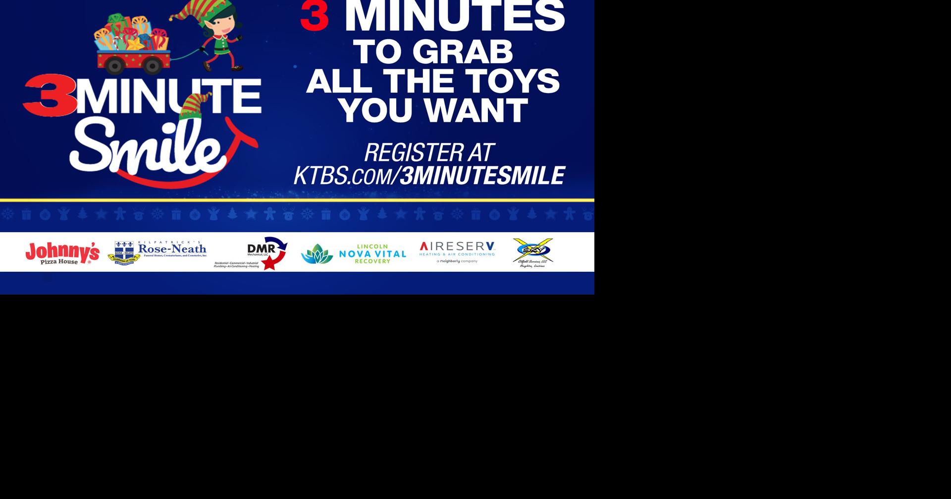 3 Minute Smile Registration is Open Community