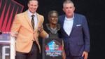 Drew Brees, Larry Fitzgerald, Luke Kuechly, Adam Vinatieri and Roger Craig enter the Hall of Fame