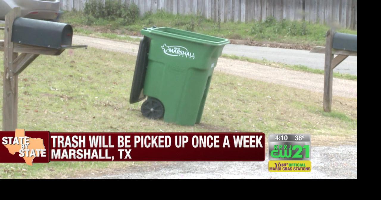 Marshall residents will get new trash pickup schedule News