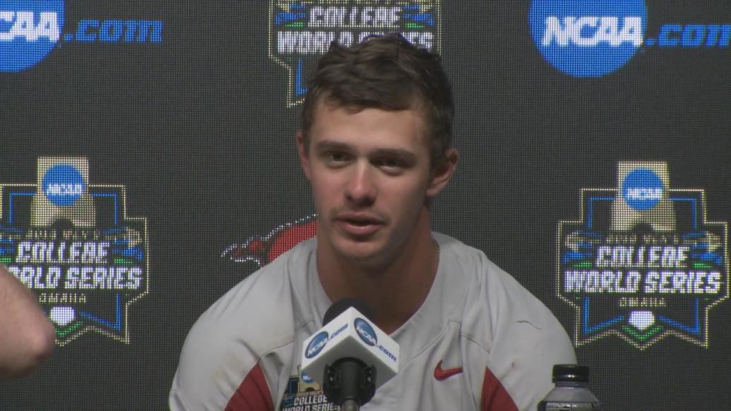 CWS Finals berth a 'dream come true' for Arkansas' Casey Martin