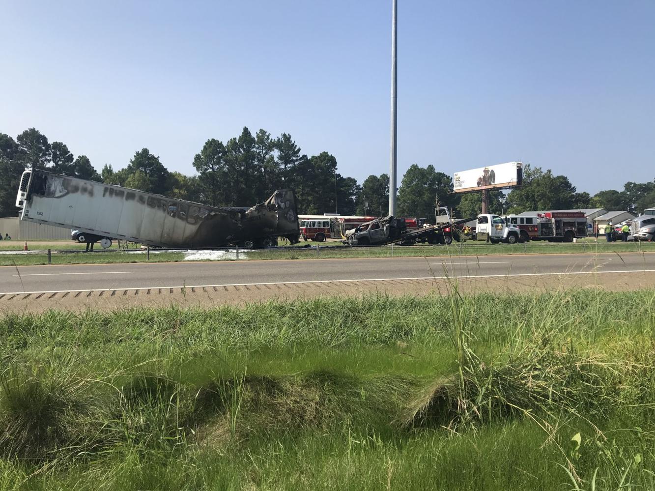 1 injured in fiery crash on I-30 in Texarkana, TX | News | ktbs.com