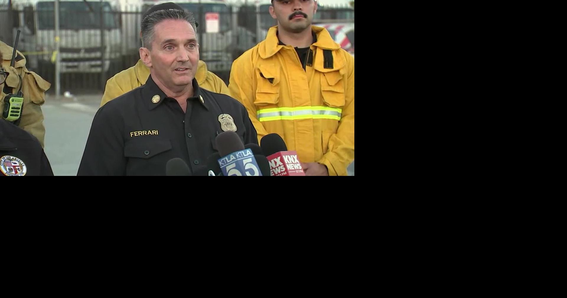 RAW: CA: COMMERCIAL FIRE FLARE-UP/THIS IS NOT NORMAL