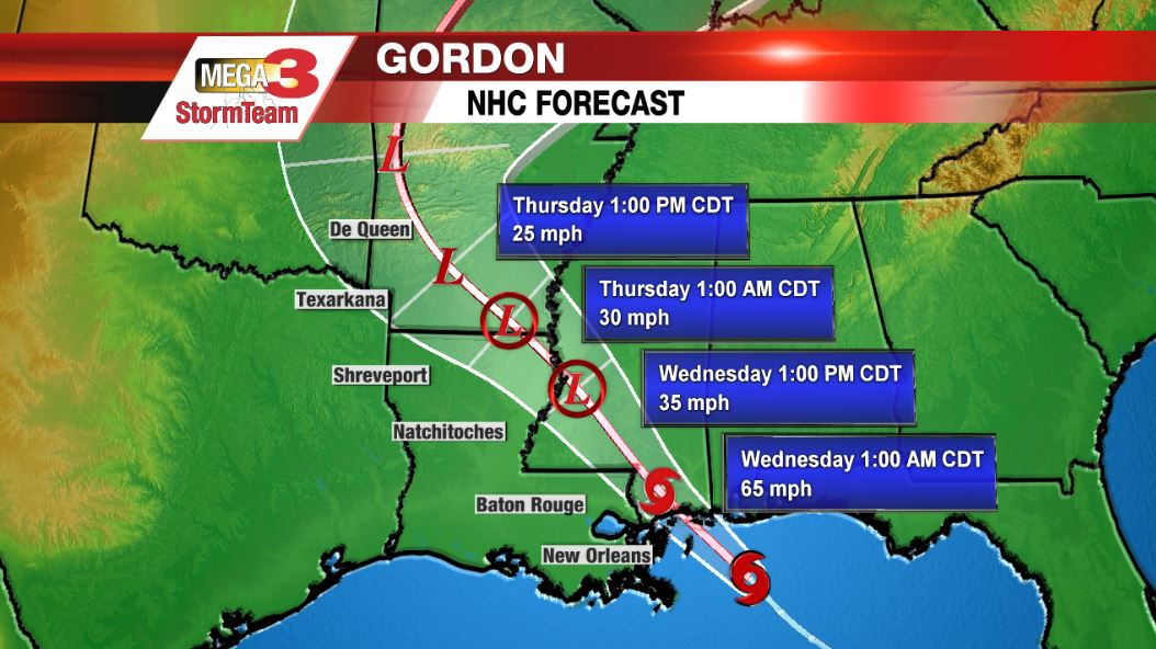 Gordon just hours away from landfall StormTeam 3 Weather