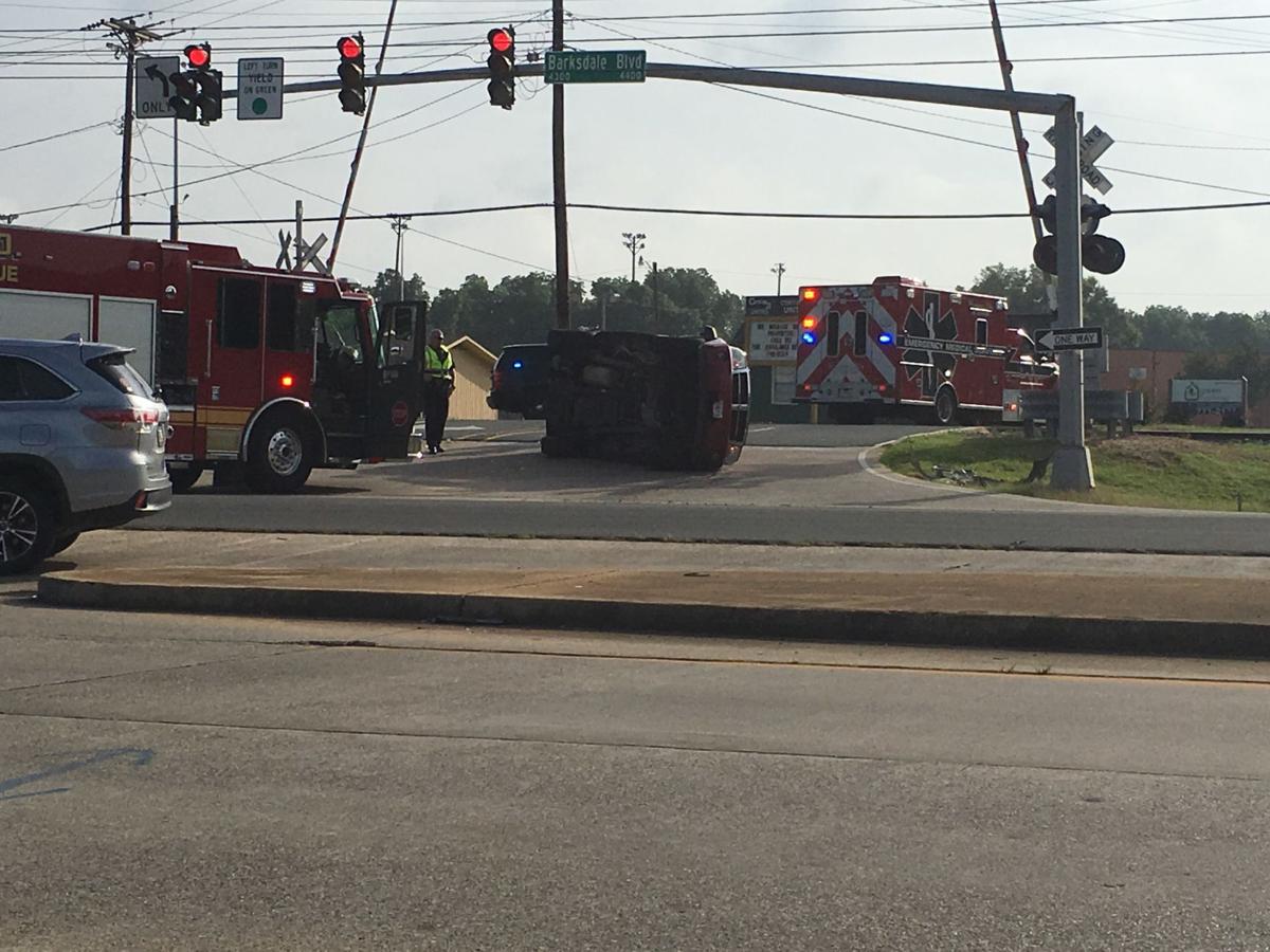 Car turned over during accident in Bossier City News