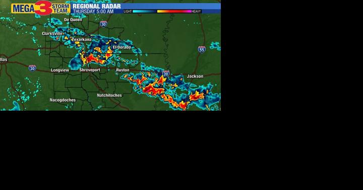 Mother Nature brings much needed rain and a cool down to the ArkLaTex on Thursday - Vimarsana News