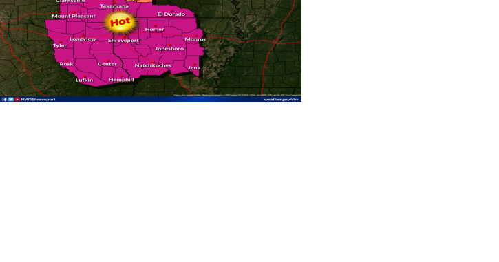 Excessive heat warning extended into Monday evening, slight chance of storms - Vimarsana News
