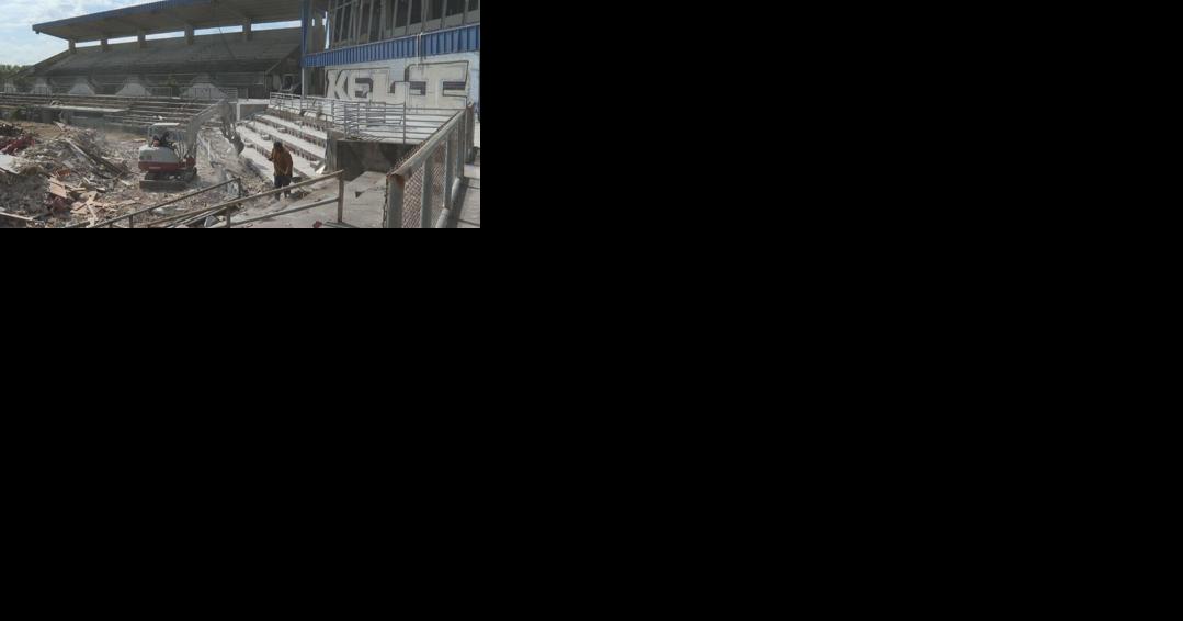 Fair Grounds Field takes first hits before demolition - Vimarsana News