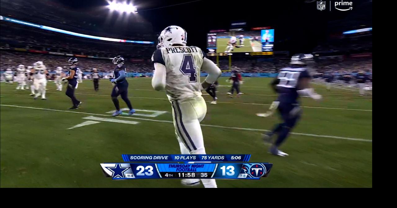 Cowboys TE Dalton Schultz Scores TD Against Titans On TNF