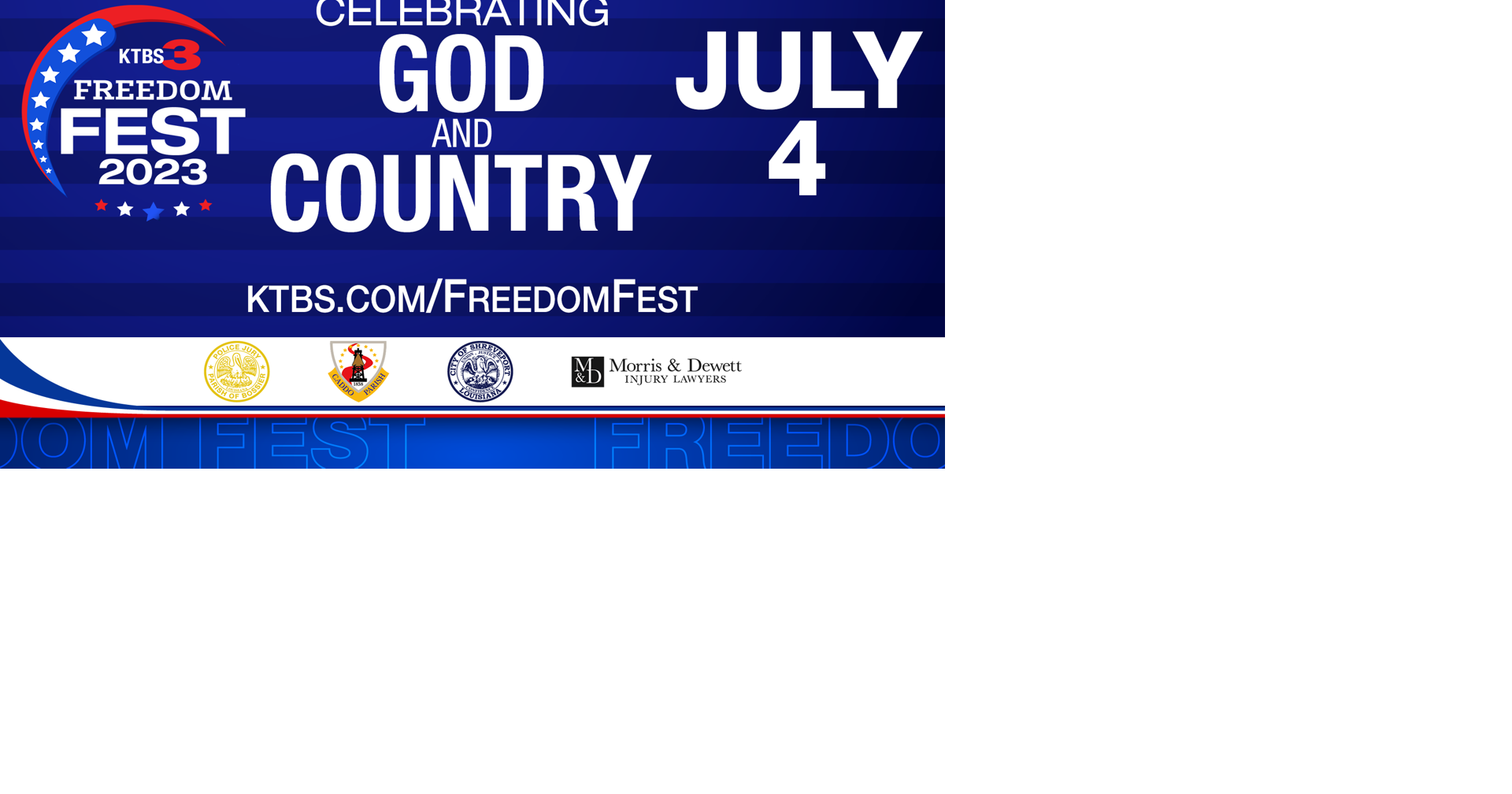 2023 Freedom Fest Series is all about God and Country, amazing
