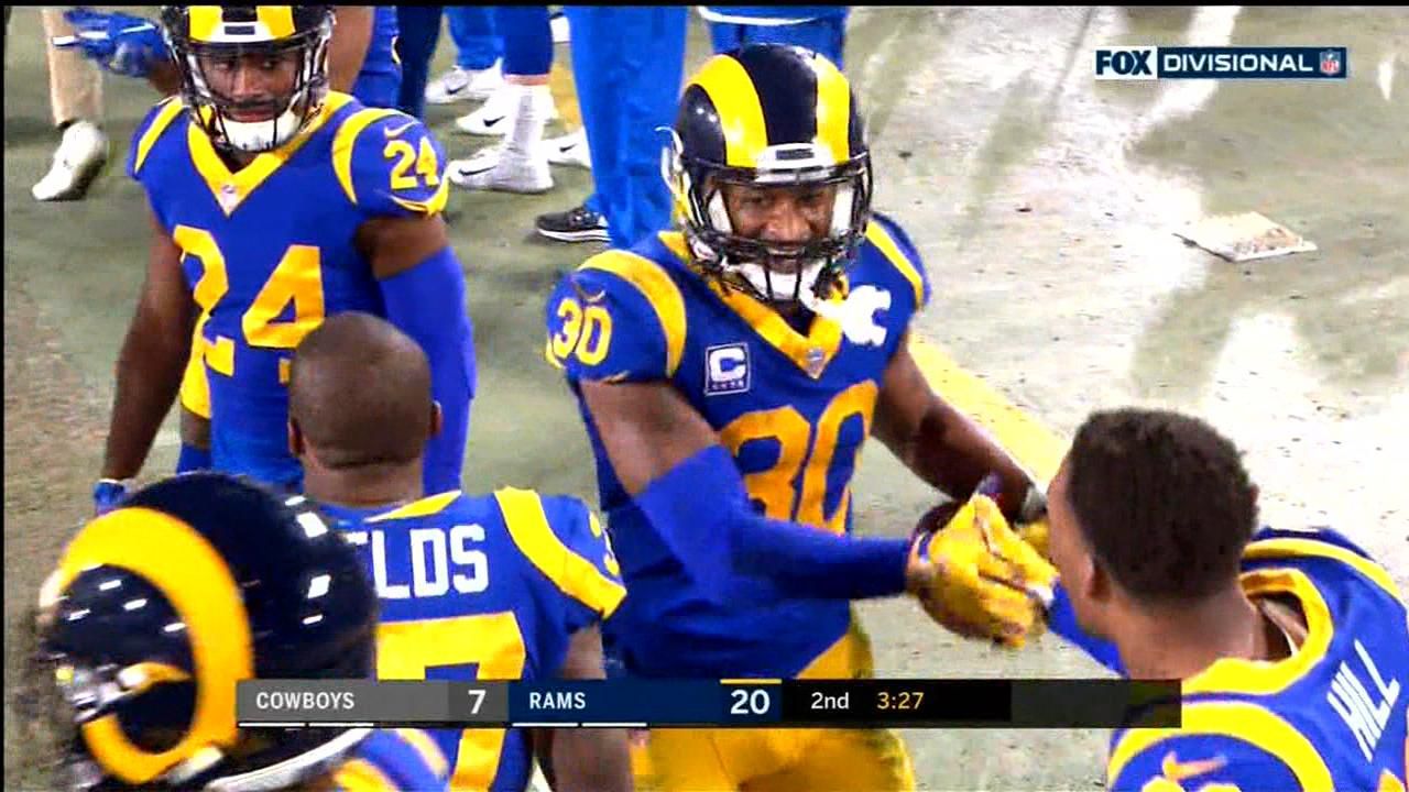 Gurley, Rams run through Cowboys, advance to NFC title game