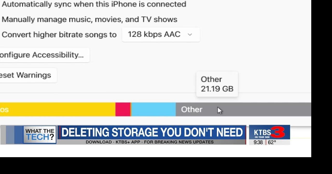 What the Tech: Deleting storage you don’t need | Community | ktbs.com