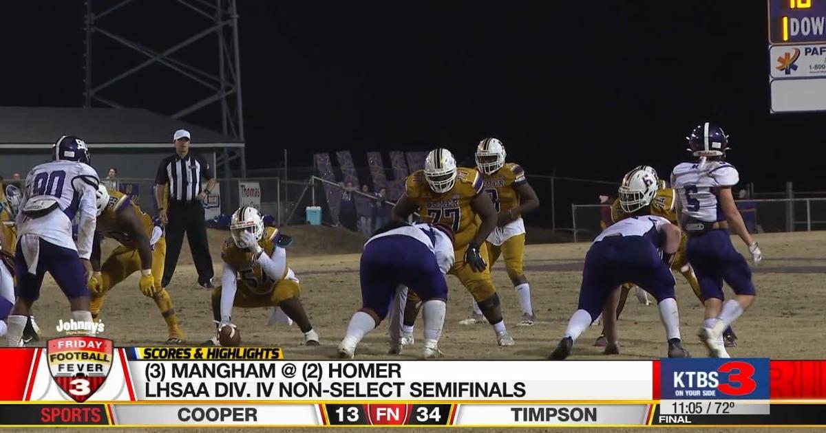 Mangham @ Homer | Friday Football Fever Highlights | ktbs.com