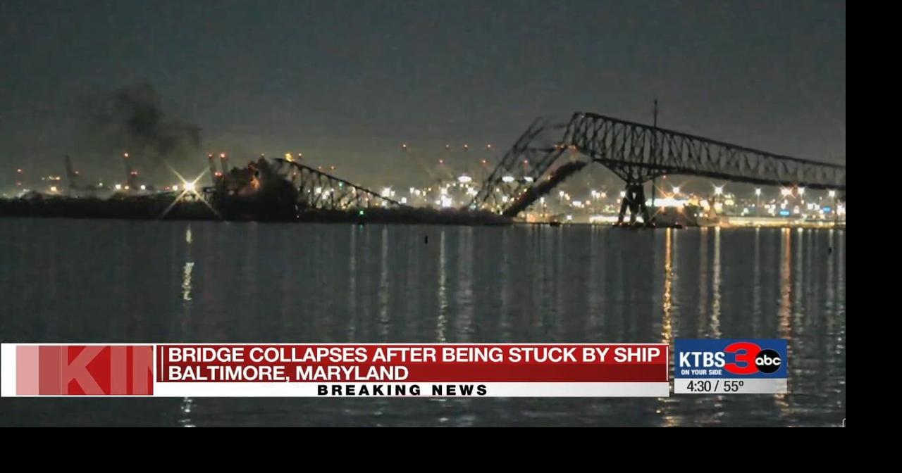 Francis Scott Key Bridge in Baltimore collapses after ship struck it ...