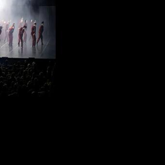 Dancers from 'Bejart Ballet Lausanne' (BBL) of Switzerland in rehearsal