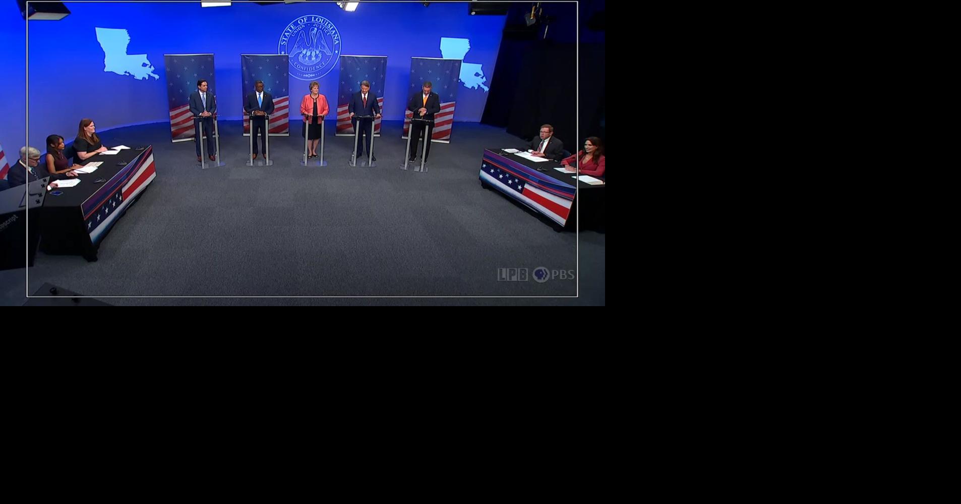 Louisiana gubernatorial candidates square off in latest debate
