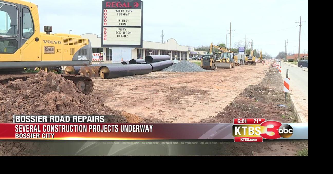 Bossier City construction project nearing end Shreveport/Bossier