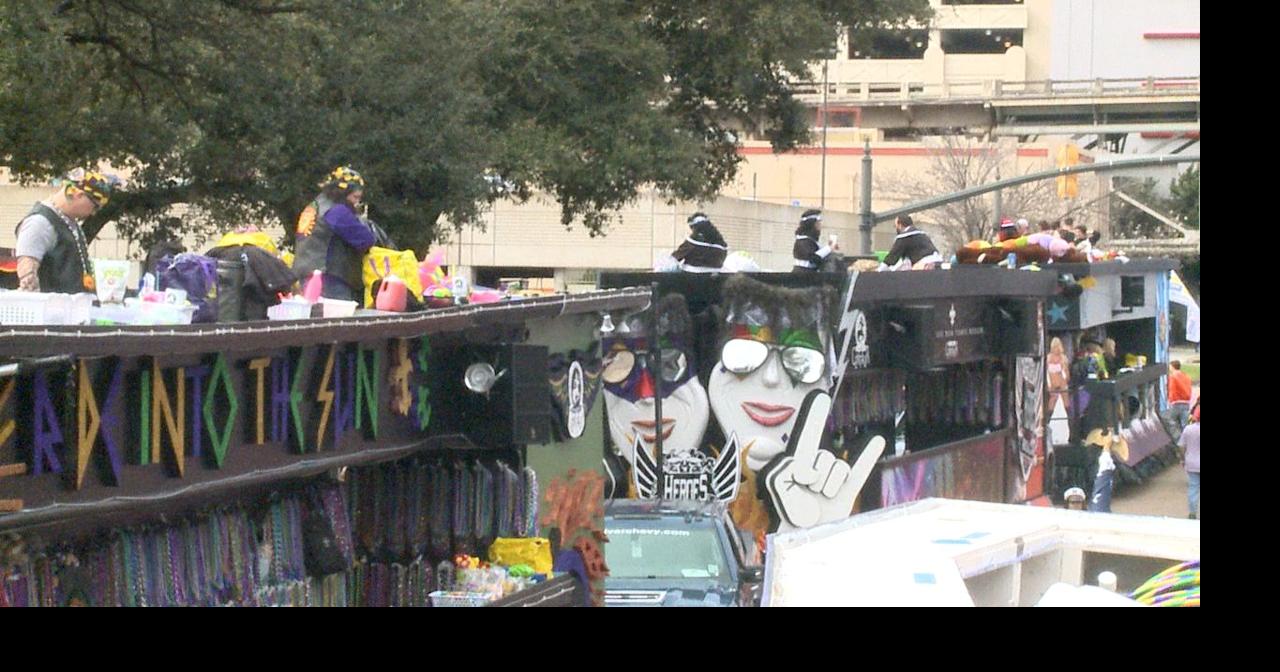 Krewe of Centaur holds preparty before parade Mardi Gras in the
