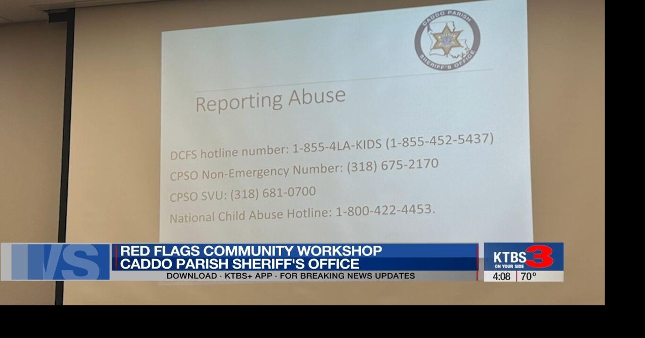 Caddo Parish Sheriff’s Office hosts workshop to help community spot signs of child sexual abuse