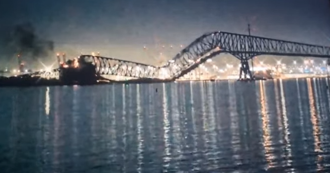 Baltimore bridge collapses after powerless cargo ship rams into support column; 6 people are missing - Vimarsana News