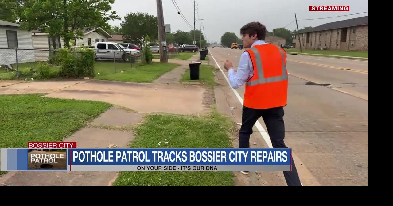 KTBS 3 Pothole Patrol tracks Bossier City repairs | Pothole Patrol ...