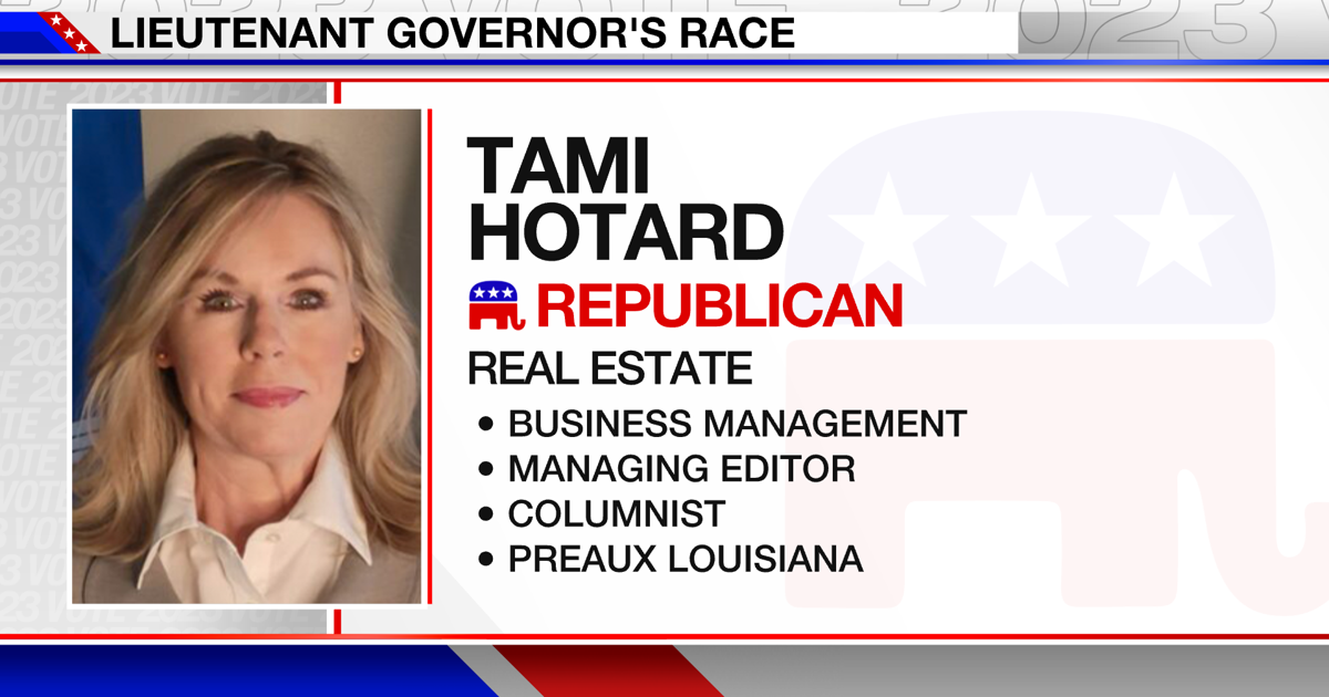 Tami Hotard | Lt. Governor | ktbs.com