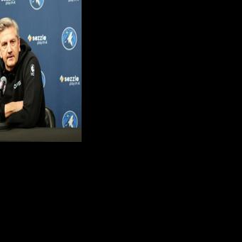 Minnesota Timberwolves coach Chris Finch talks to reporters before a game in Minneapolis, where a second US citizen was shot and killed by federal agents amid a Trump administration immigration crackdown