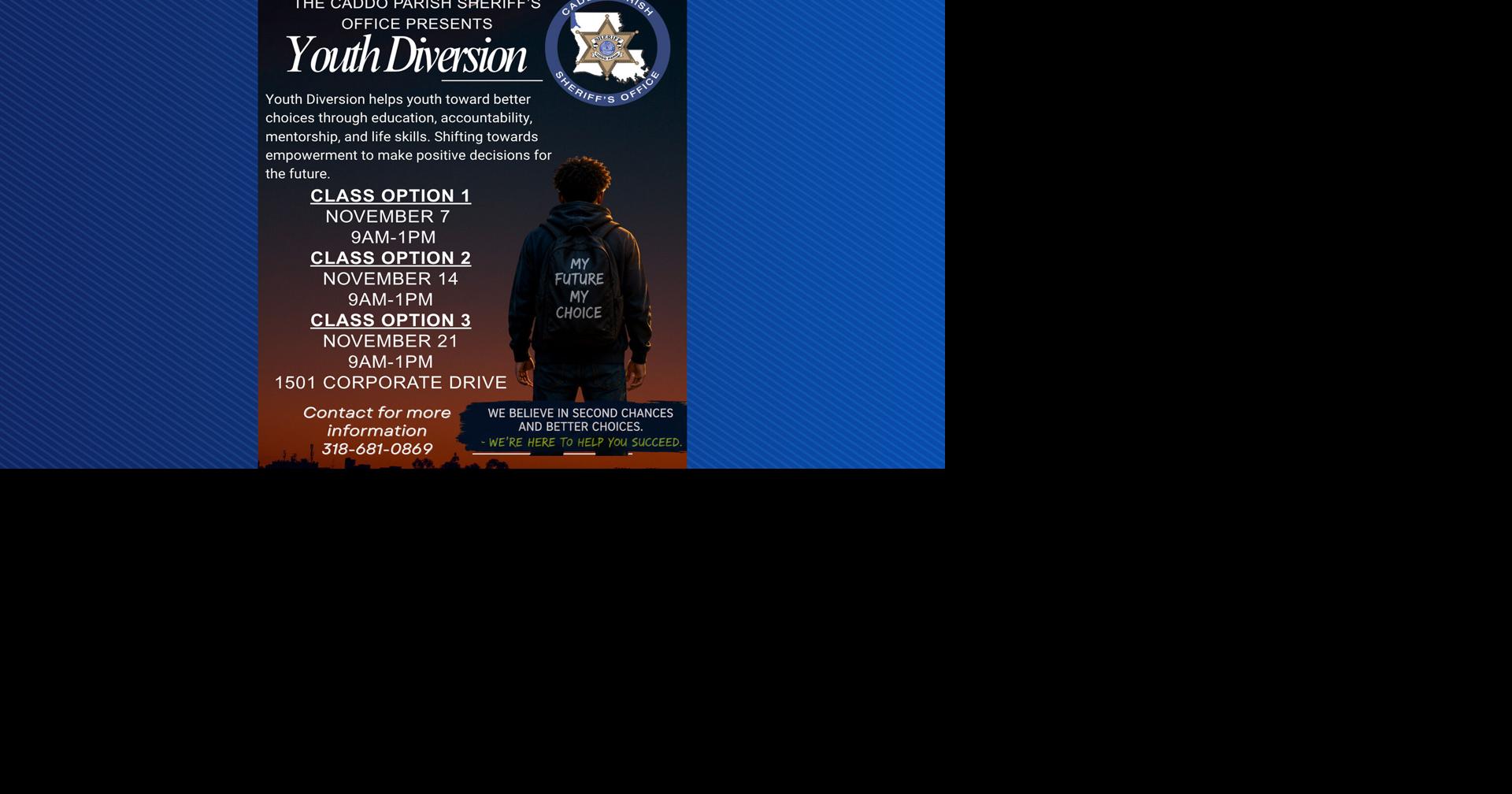 Caddo Parish Sheriff's Office offers free youth diversion program for ...