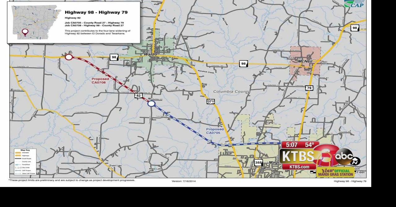 US 82 widening project to begin soon in Arkansas | Texarkana | ktbs.com