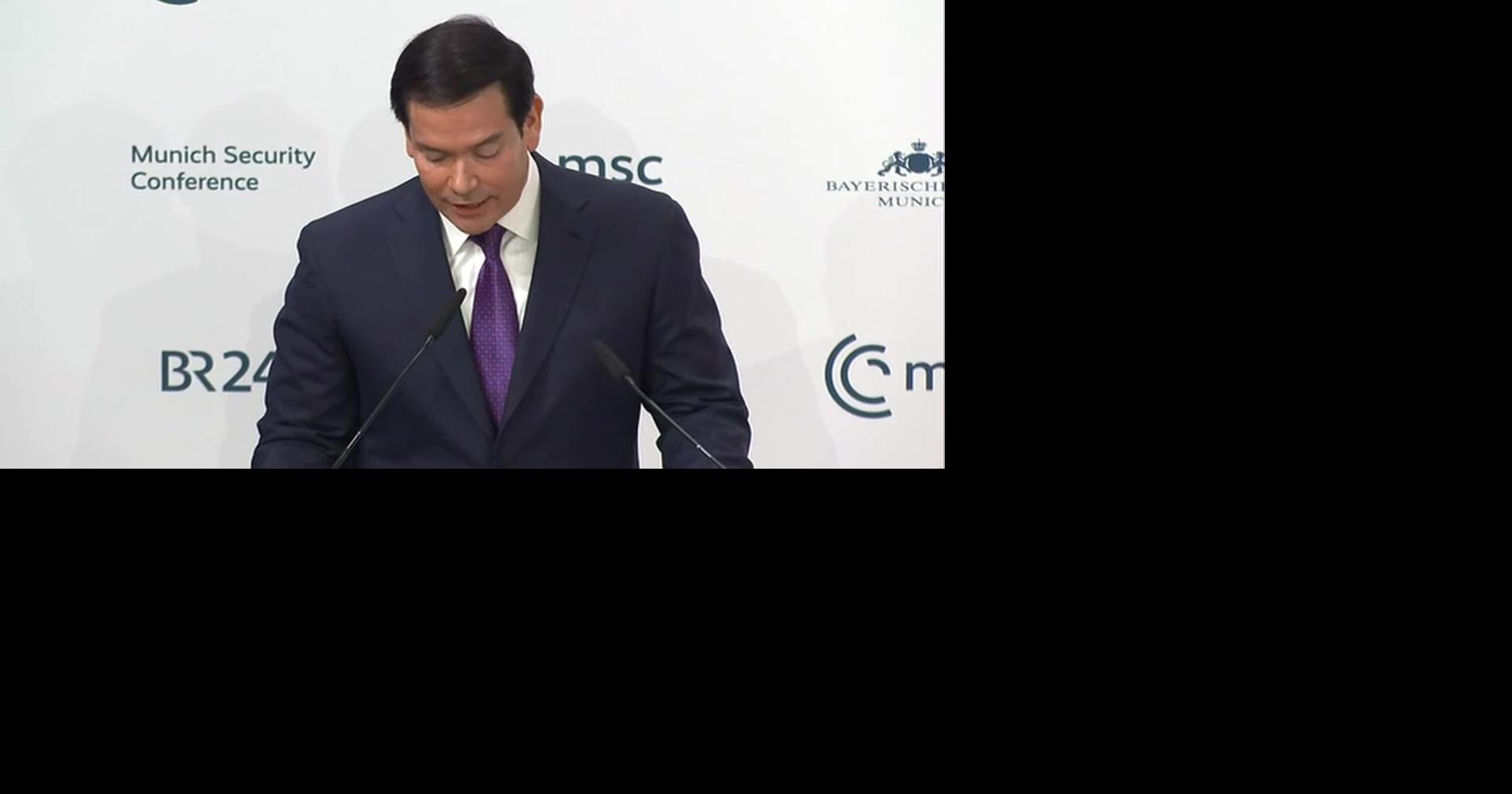 RAW: GERMANY: SECY RUBIO / DON'T WANT WEAK ALLIES