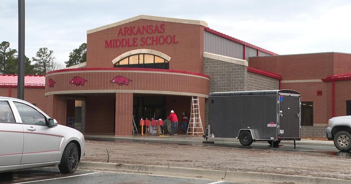 Construction almost complete at Arkansas Middle School Texarkana